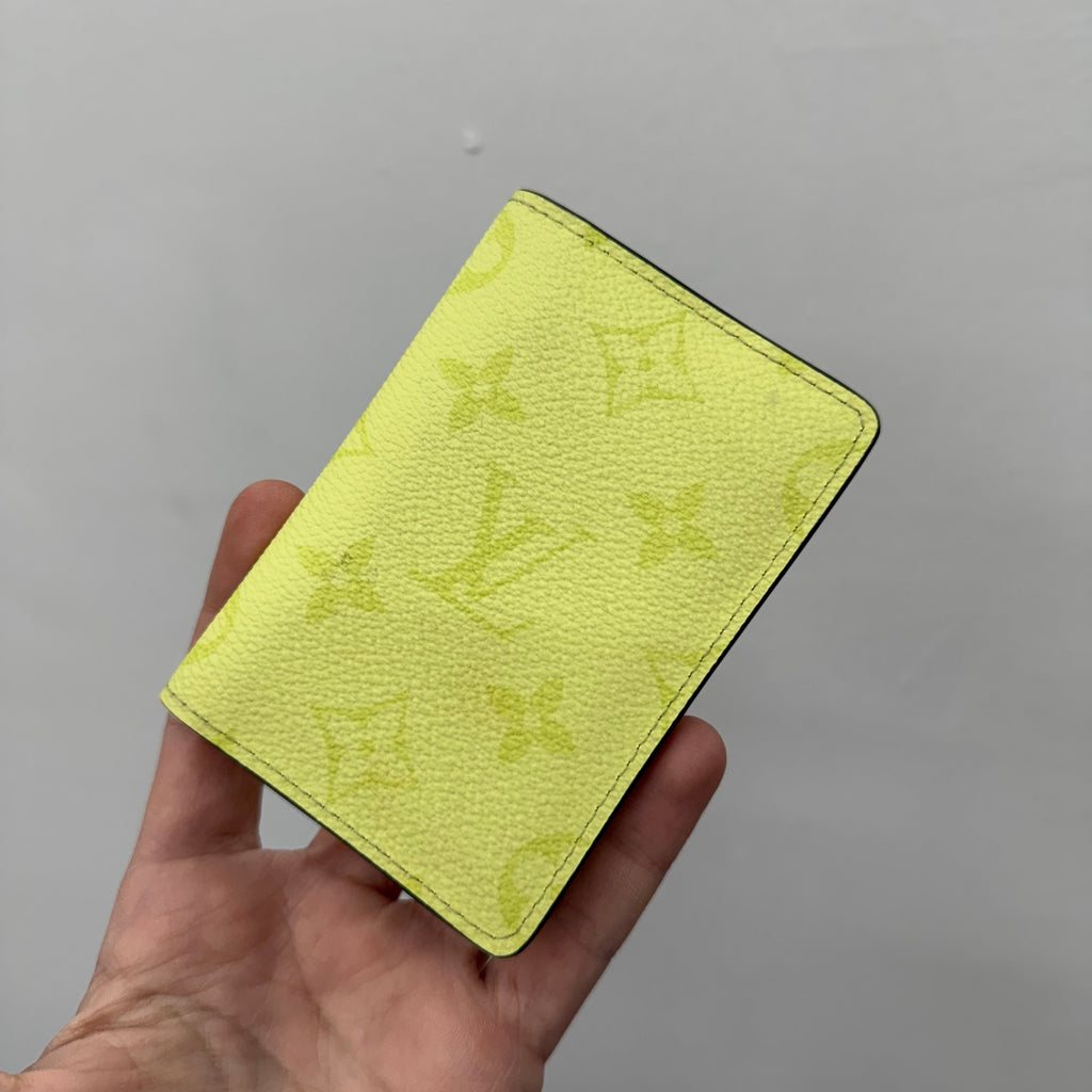 Louis Vuitton Yellow Bifold Cardholder Wallet