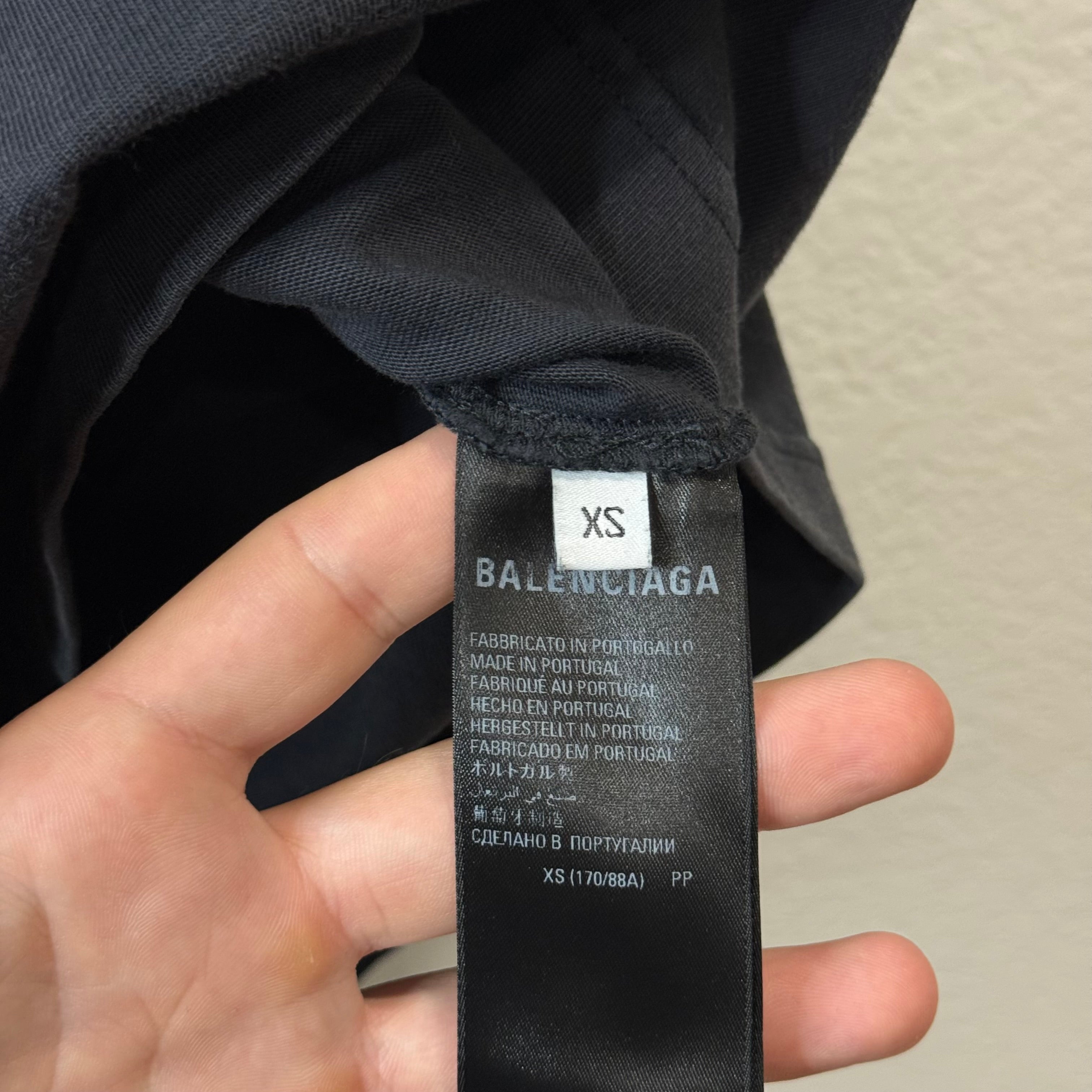 Balenciaga XXXL Embroidered T-Shirt Size XS