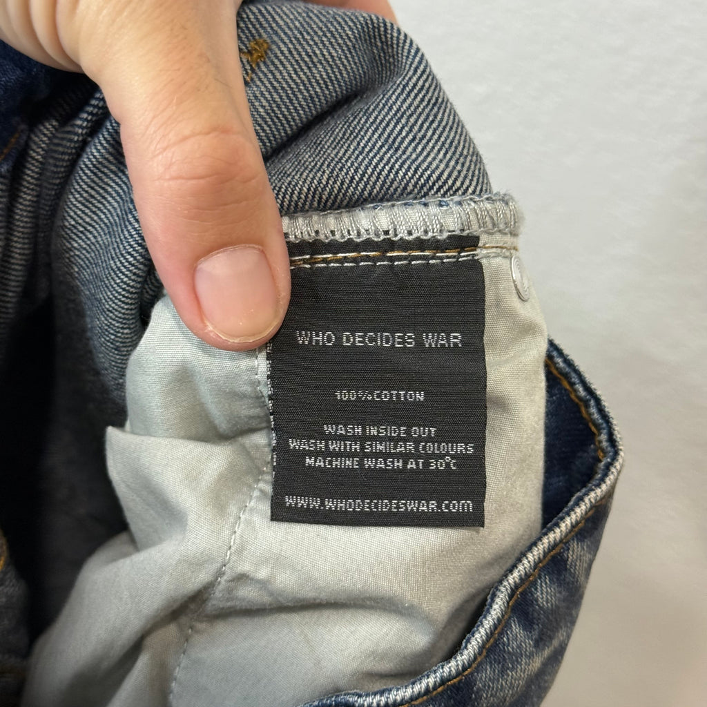 Who Decides War Wax Denim Jeans - Size 36