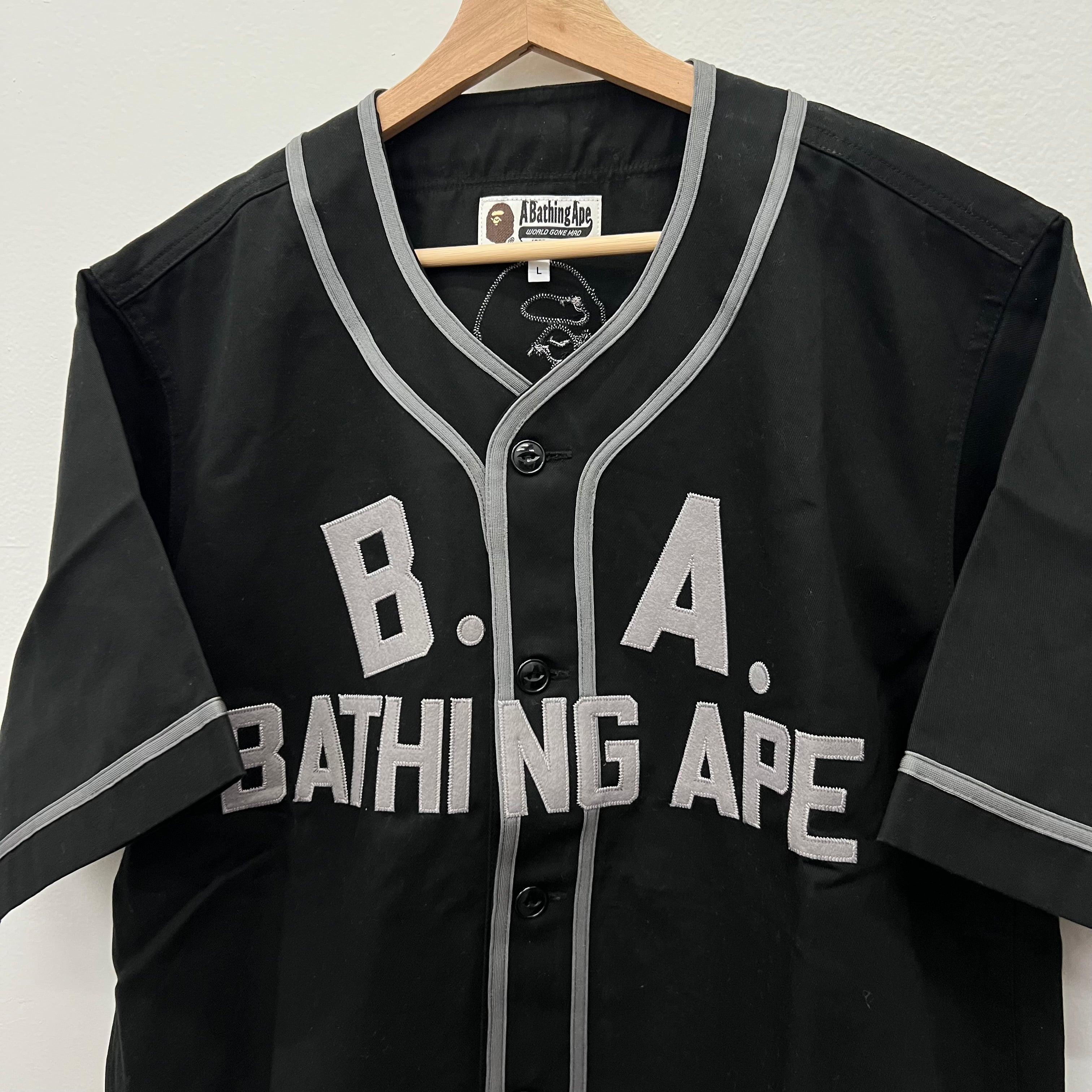 BAPE 2022 Baseball Jersey Shirt - Size L