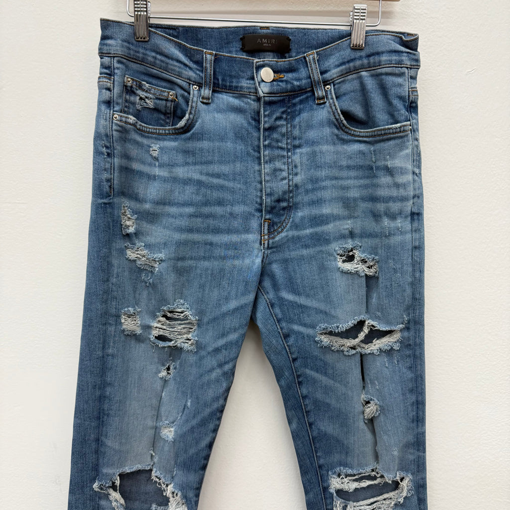 Amiri MX Blue Denim Jeans - Size 34