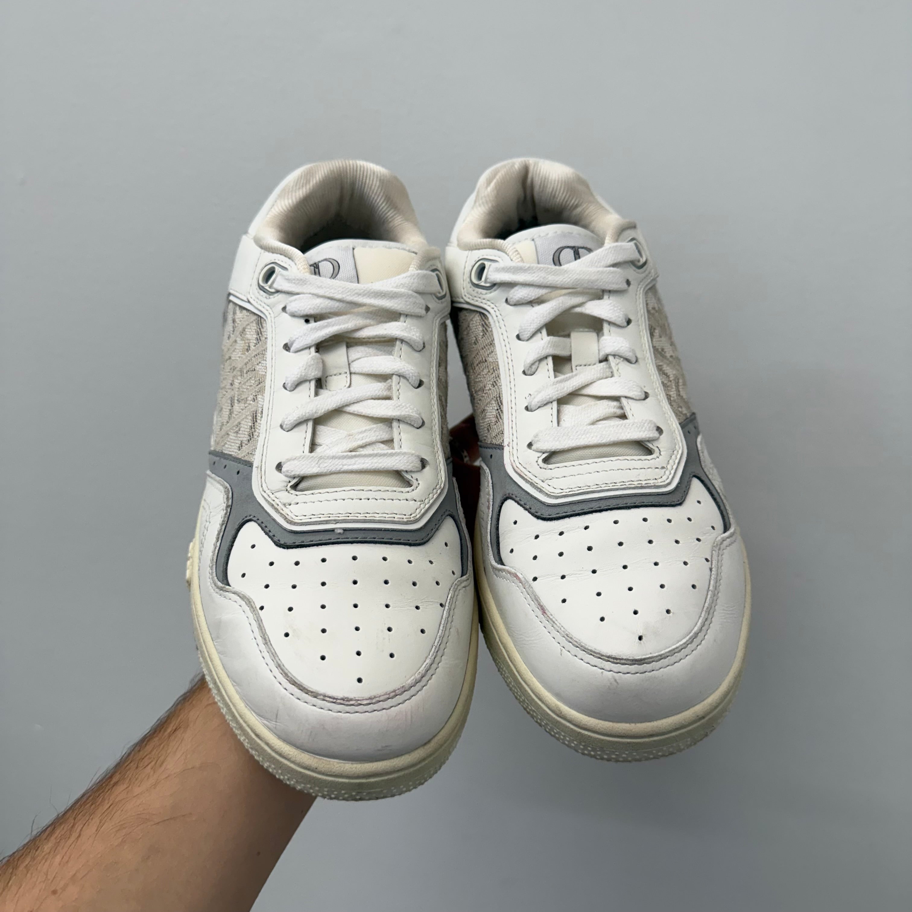 Dior B27 Low Sneakers White CD Monogram - Size 41 (US 9)
