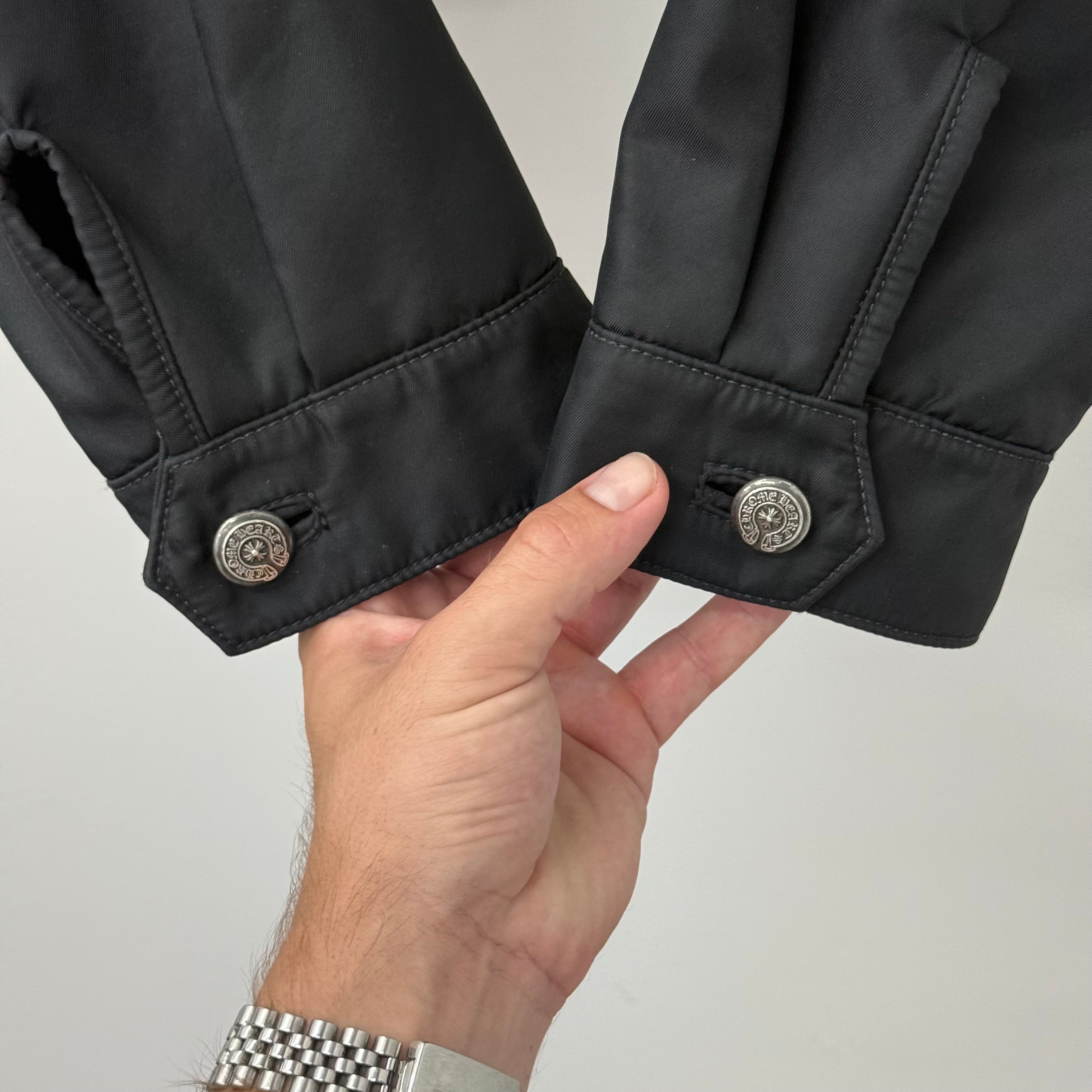 Chrome Hearts Cross Patch Nylon Work Jacket - Size S/M