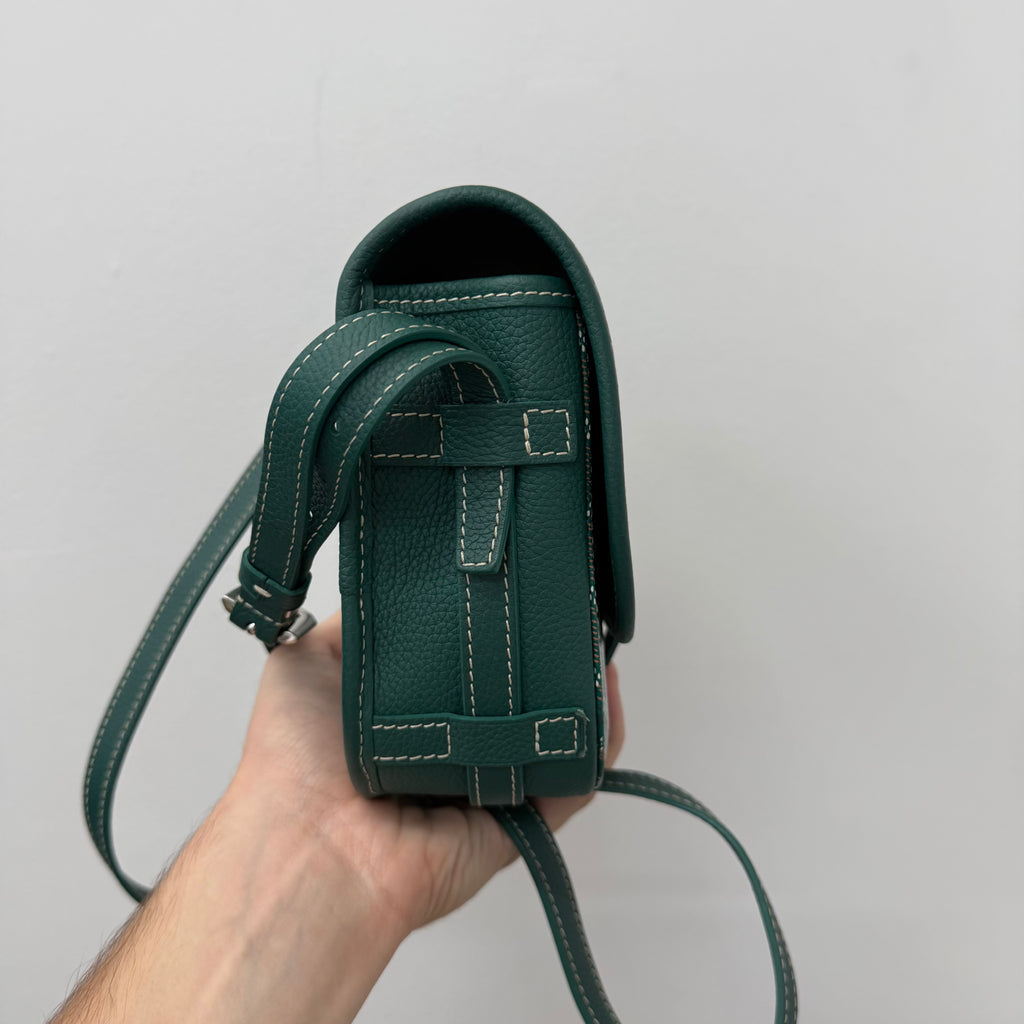 Goyard Belvedere MM Messenger Sidebag Green