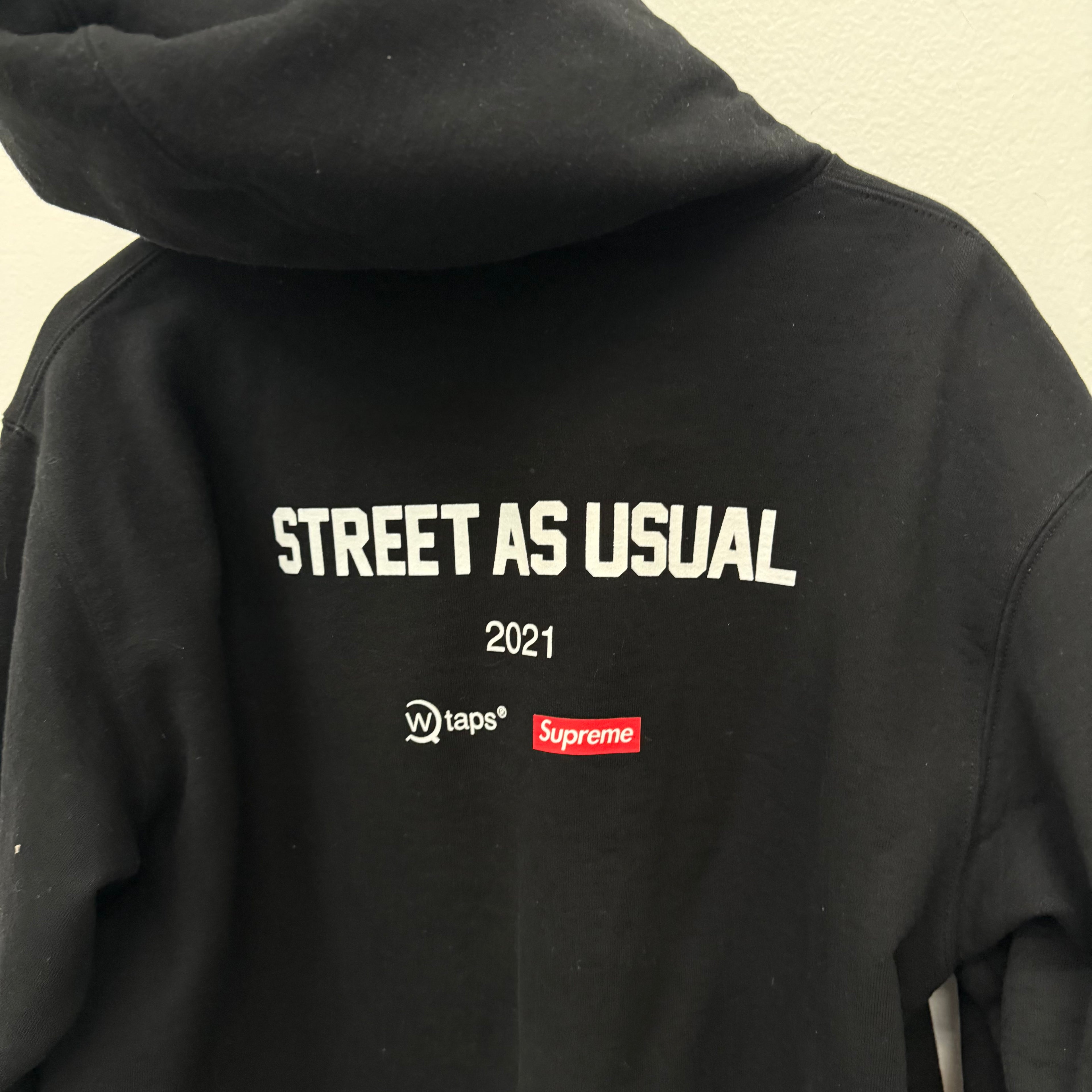 Supreme Wtaps Sic’Em Hoodie Black - Size M