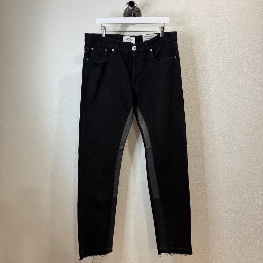 Lanvin x Gallery Dept Black Denim - Size 36