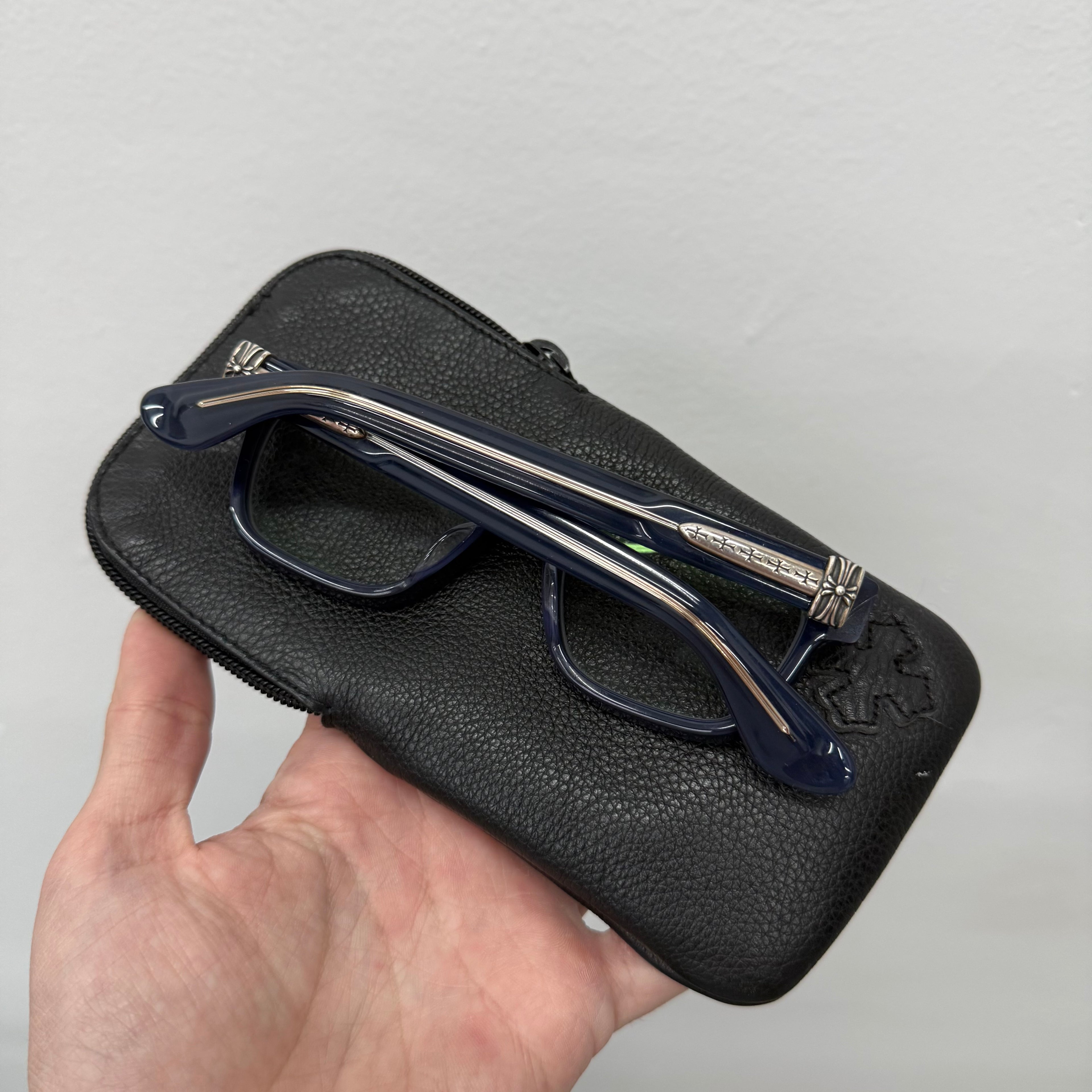 Chrome Hearts “Pen 15” Blue Glasses Clear