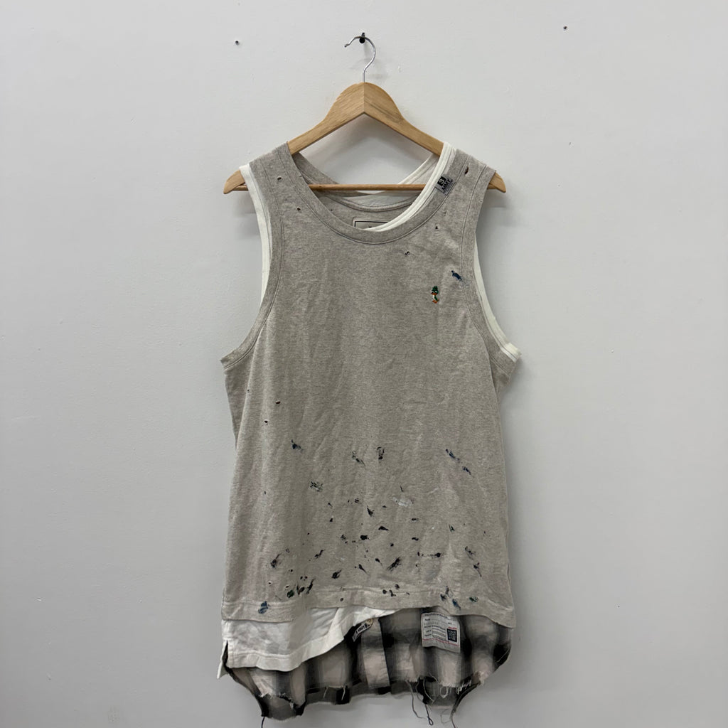 Maison Mihara MMY Layered Tank Top - Size XL
