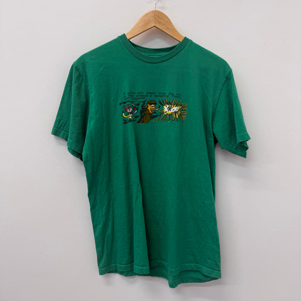 Supreme FW17 Dog Shi Green T-Shirt - Size M