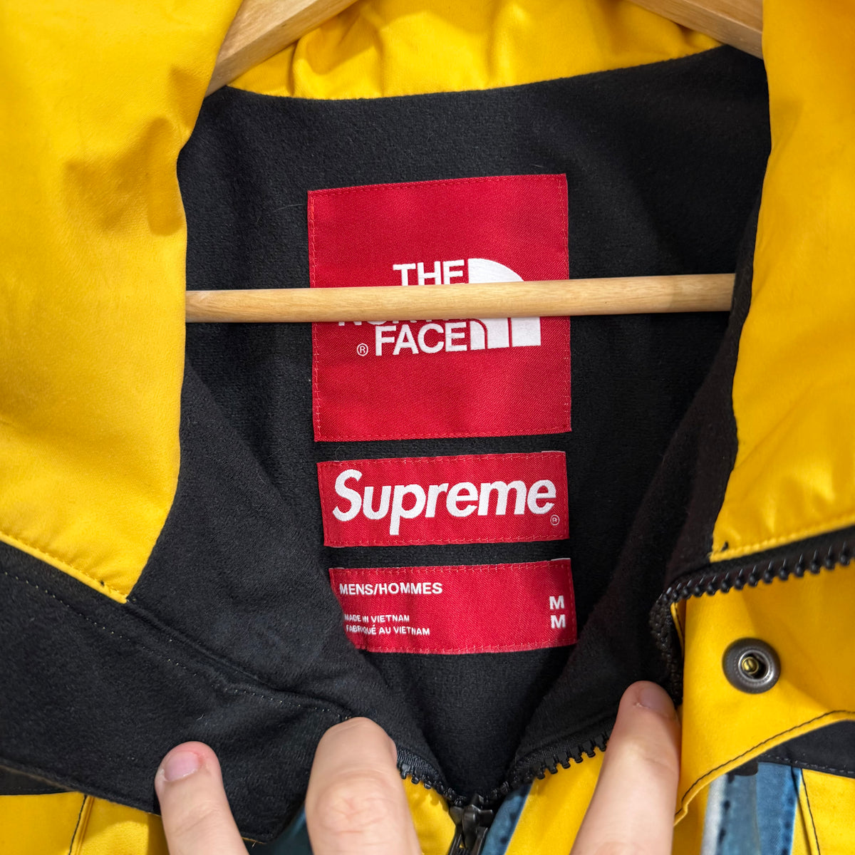 Supreme x North Face Liberty Mountain Jacket FW19 Yellow - Size M