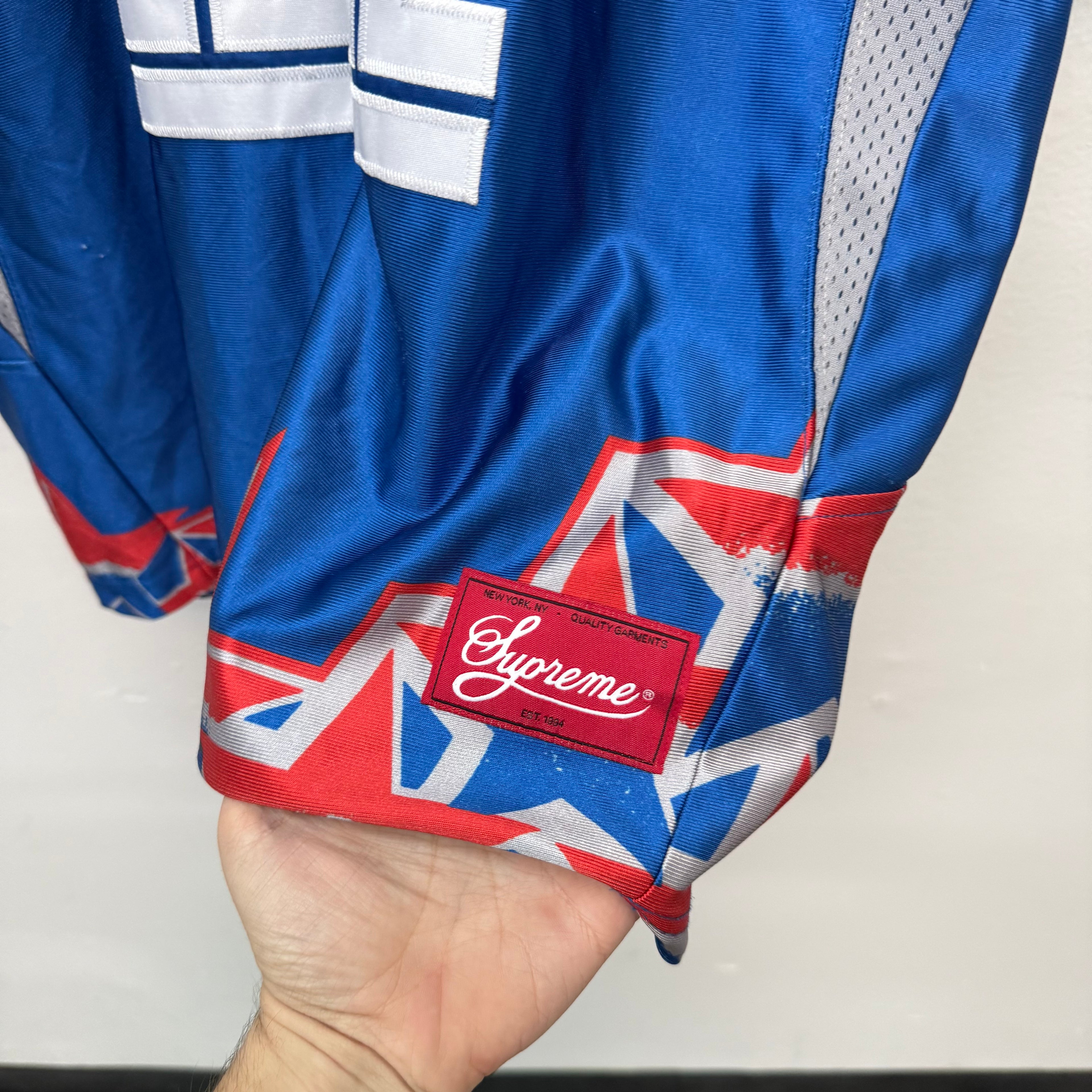 Supreme Stars Football Jersey Blue - Size L