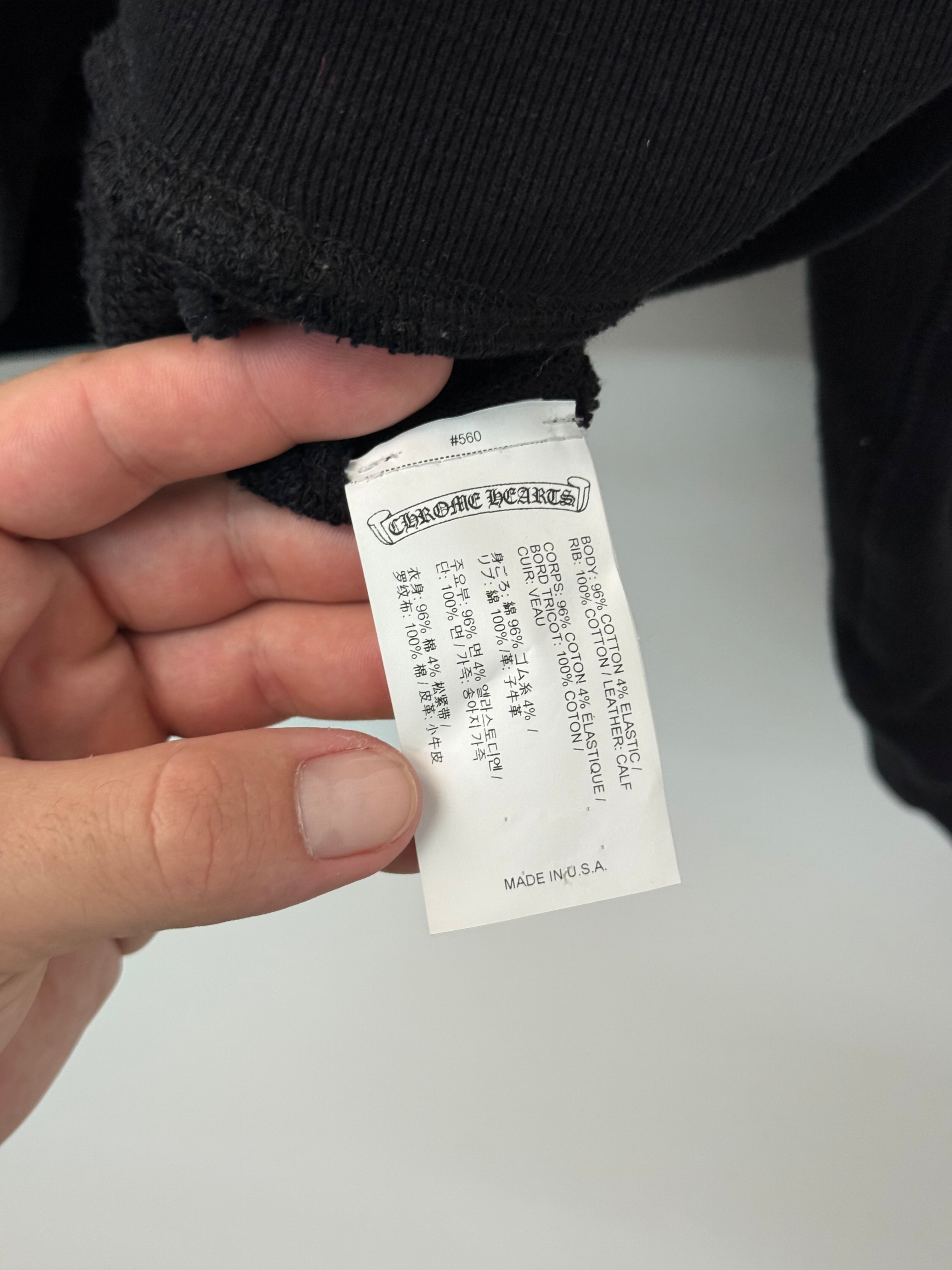 Chrome Hearts Embroidered Logo Plus Patch Hoodie - Size M