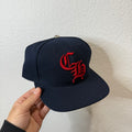 Chrome Hearts CH Navy Red Baseball Hat