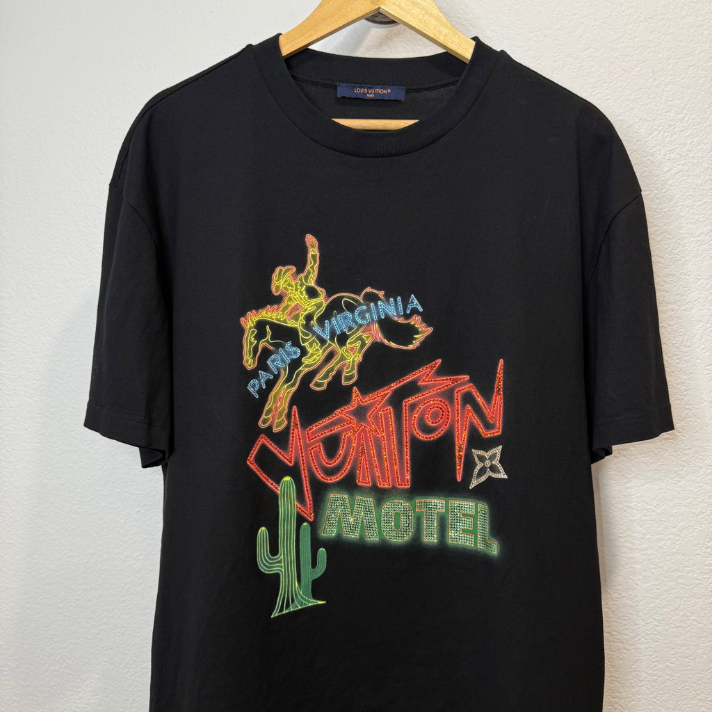 Louis Vuitton Neon Motel Virginia Paris Graphic T-Shirt - Size XL