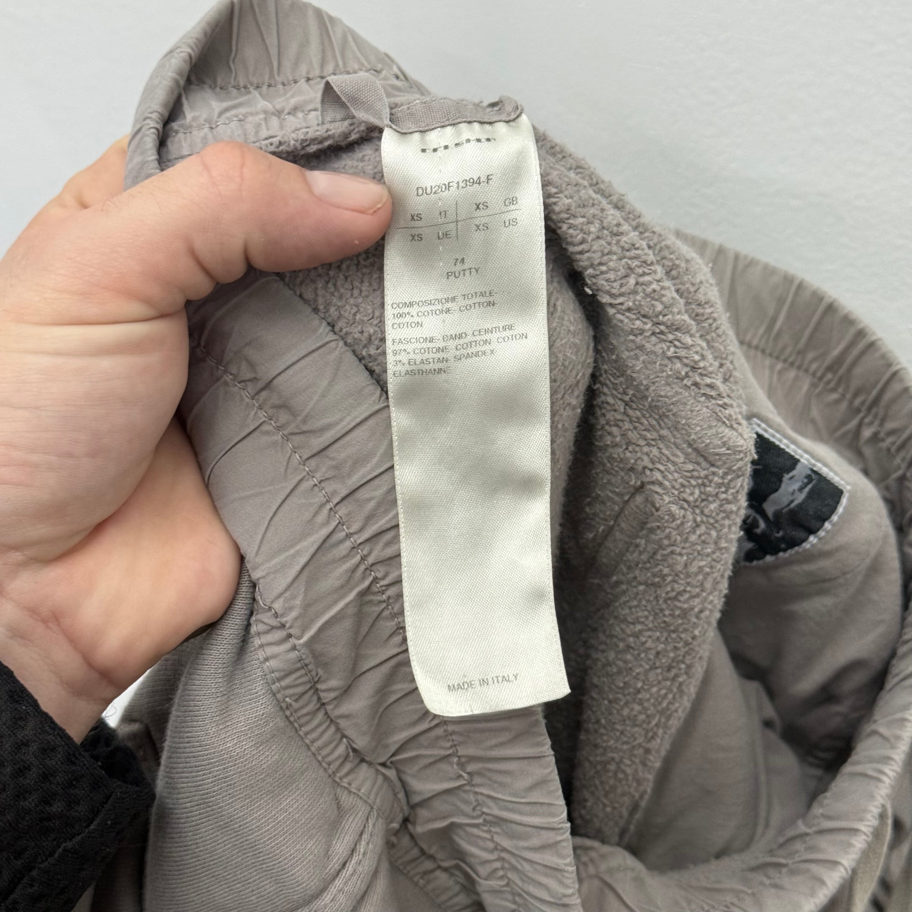 Rick Owens DRKSHDW Drop Crouch Putty Sweatpants - Size XS (30)