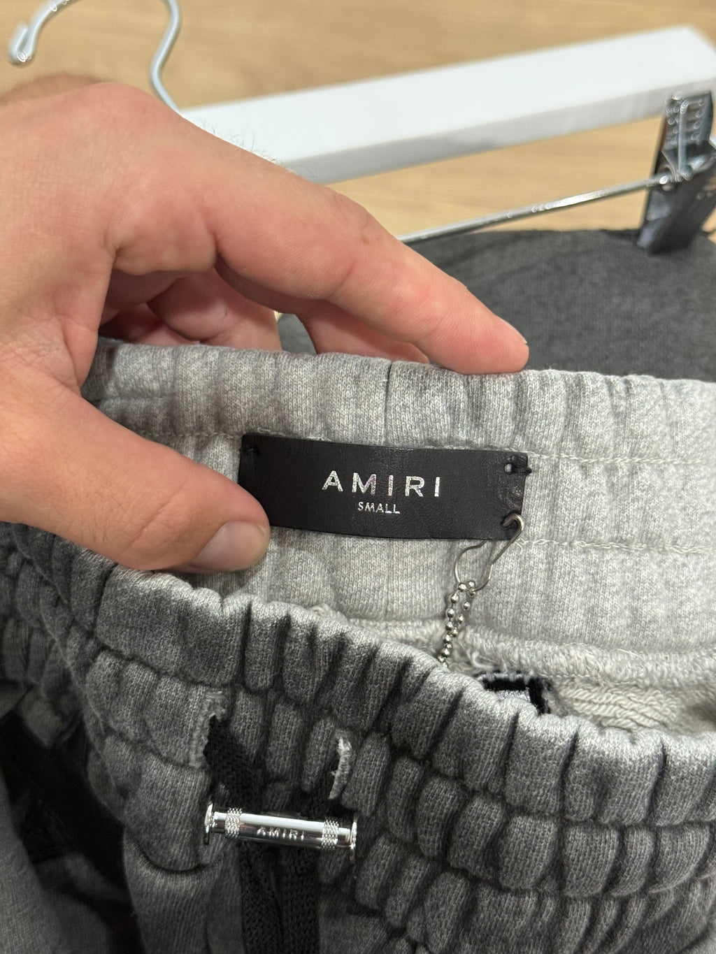 Amiri Chemist Grey Star Patch Sweatpants - Size S