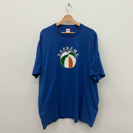 Supreme Beach Ball Blue T-Shirt - Size XL