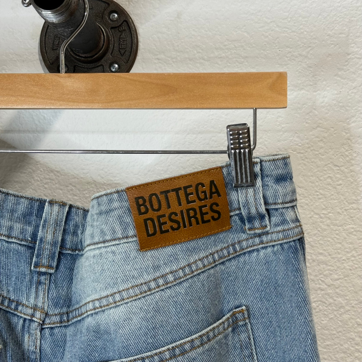 Bottega Desires Holy Grail Cross Denim - Size 34