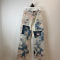Kapital 14oz Tie-Dye Baggy Eye Patchwork Denim - Size 36