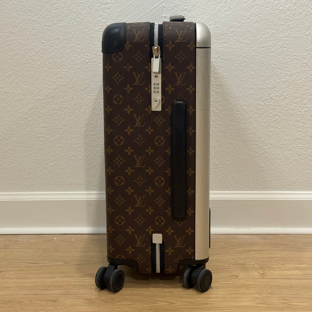 Louis Vuitton Carry On Monogram Roller Suitcase Brown