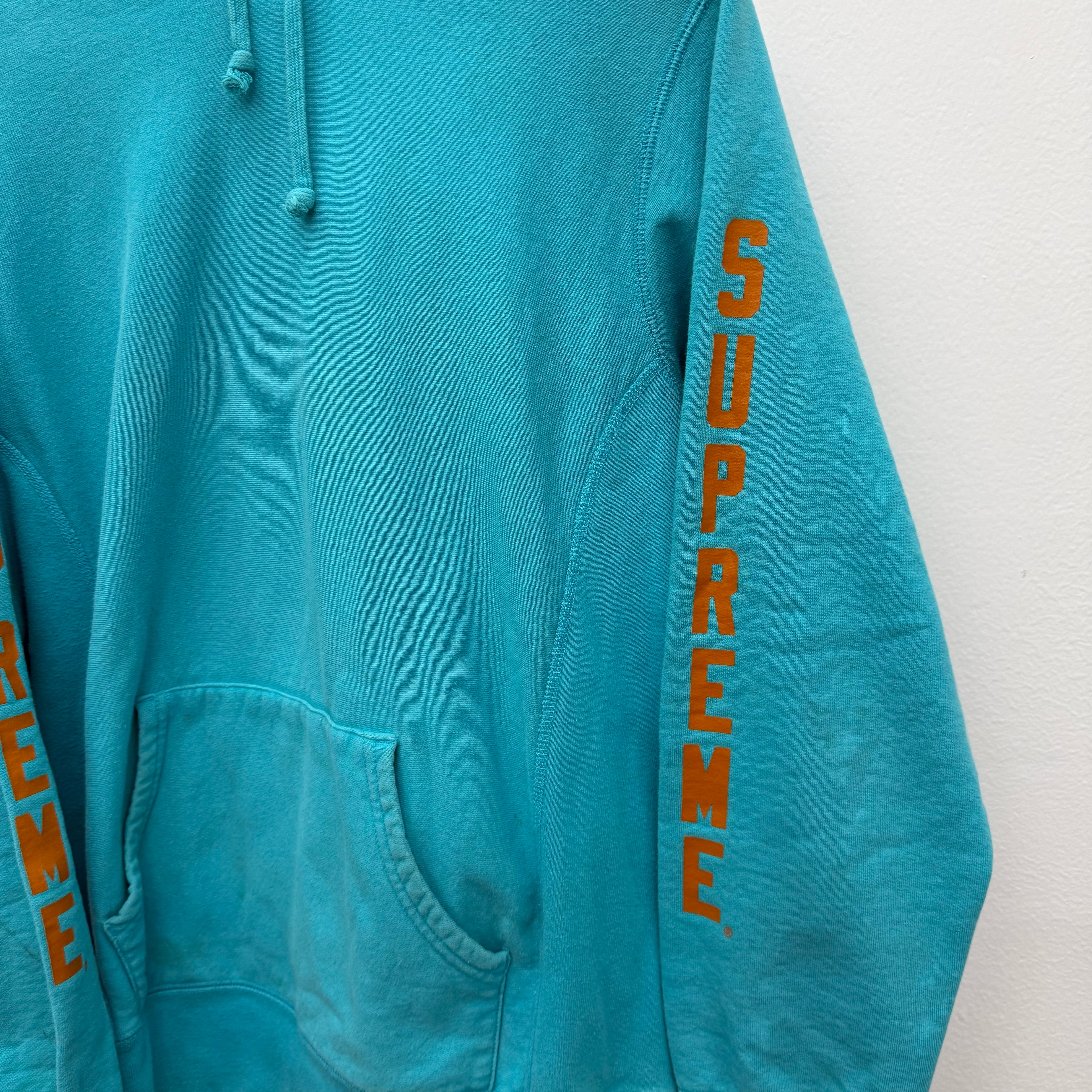 Supreme Thrasher Skater Boyfriend Hoodie Blue - Size M