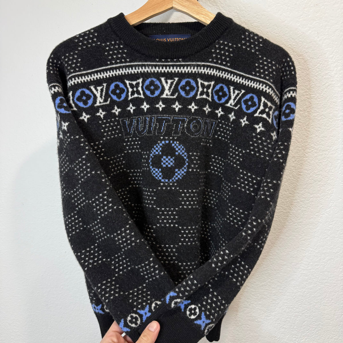 Louis Vuitton Ski Jacquard Wool Pullover Sweater - Size XS