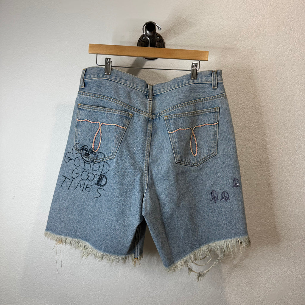 Paly Hollywood GOOD GOOD TIMES Denim Shorts - Size 36