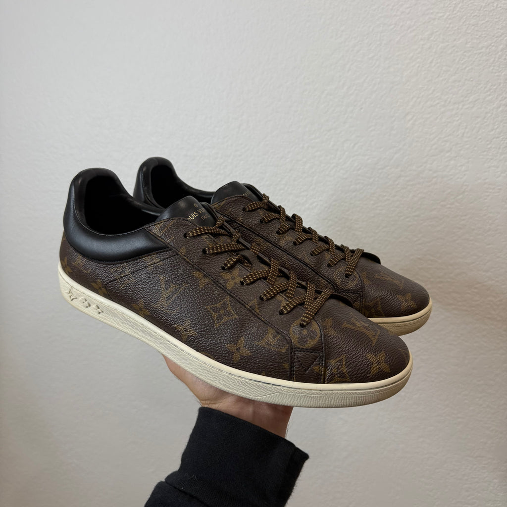 Louis Vuitton Luxembourg Monogram Brown Sneakers - LV Size 8.5 (US 9.5)