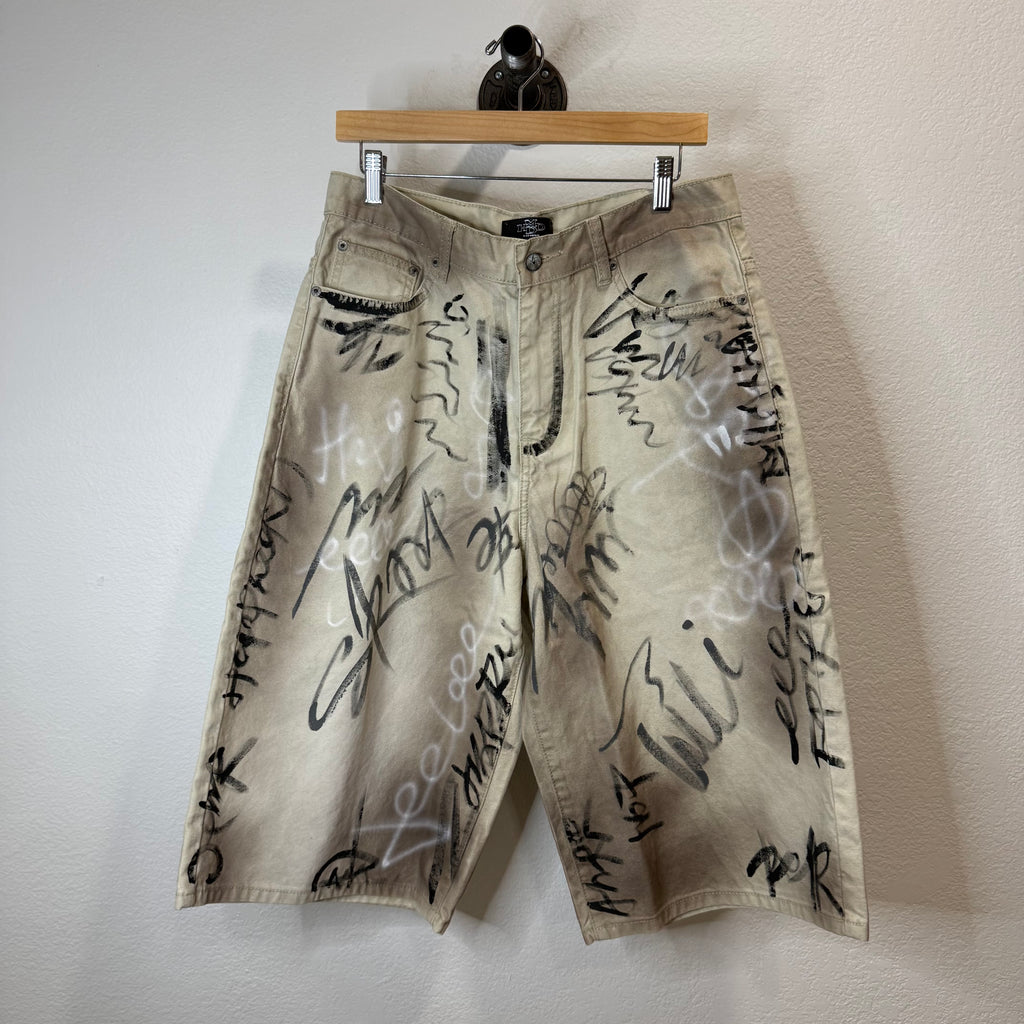 HMDD Graffiti Bansky Shorts - Size M