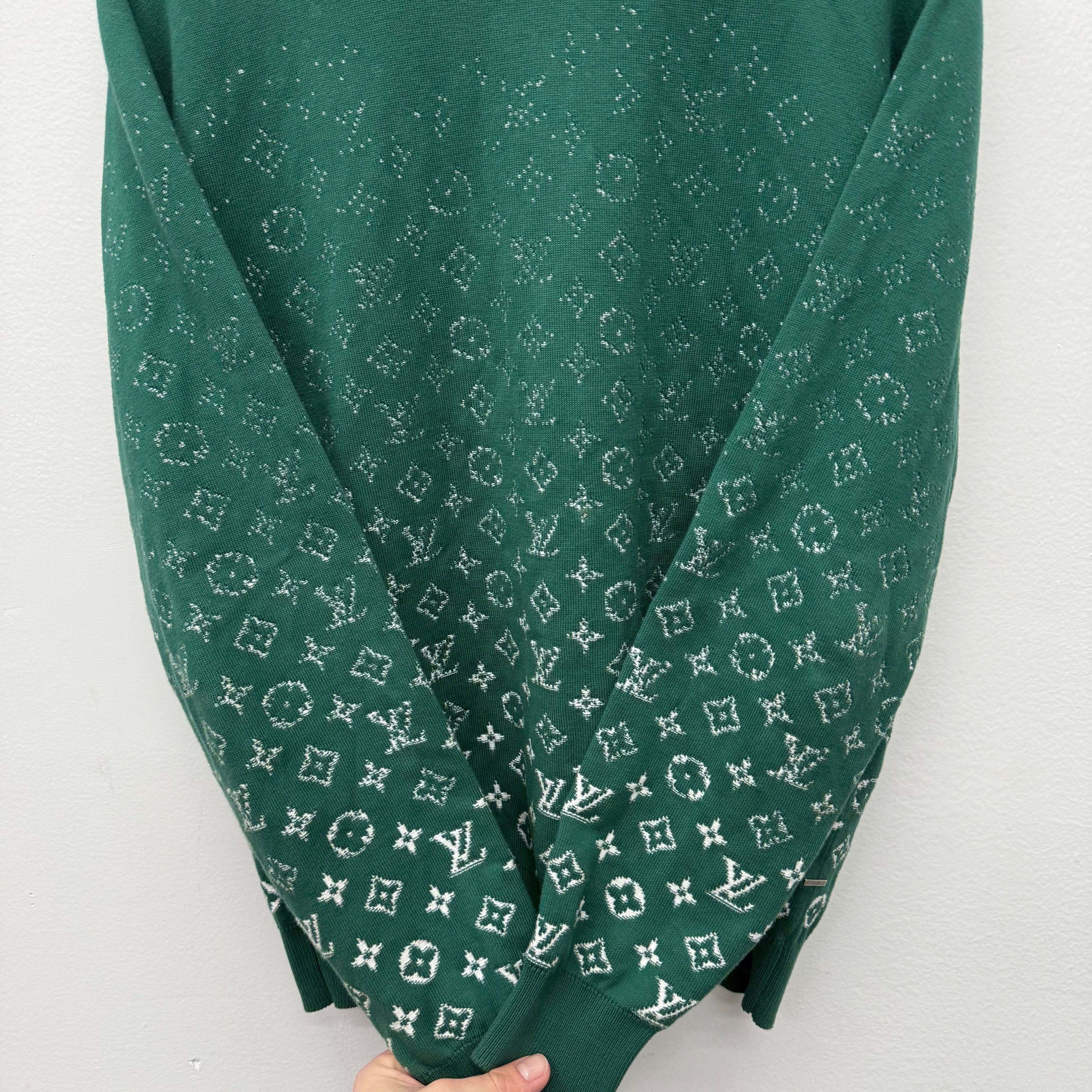 Louis Vuitton Monogram Crewneck Green - Size M