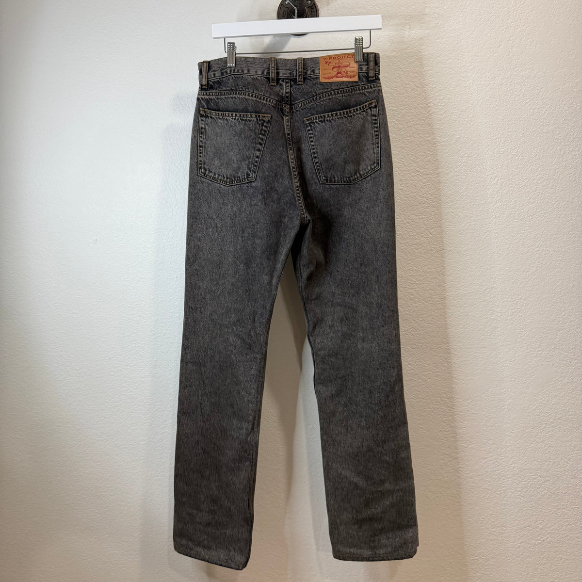 Y/Project Black Button Denim Jeans - Size 28