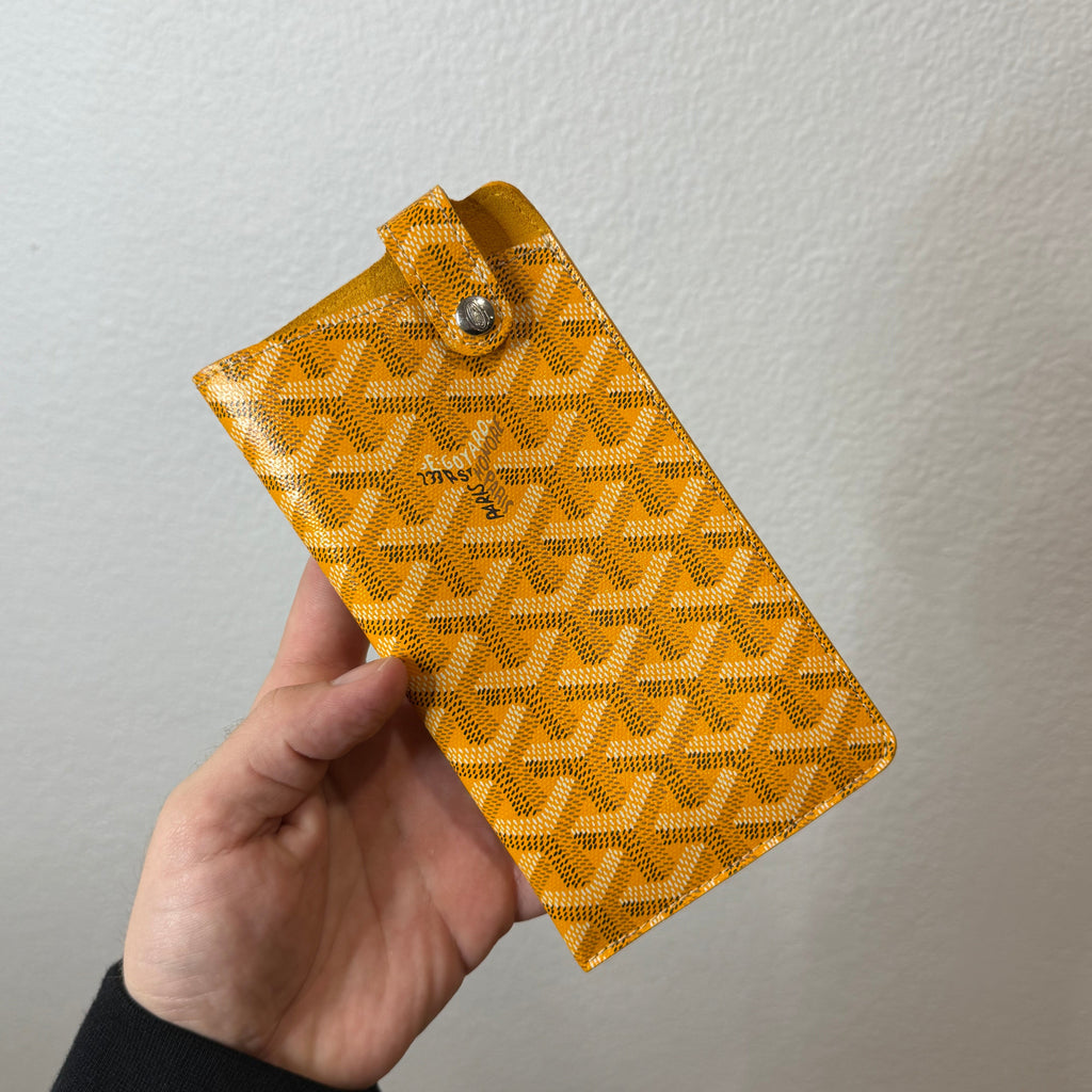 Goyard Yellow Sunglasses Case