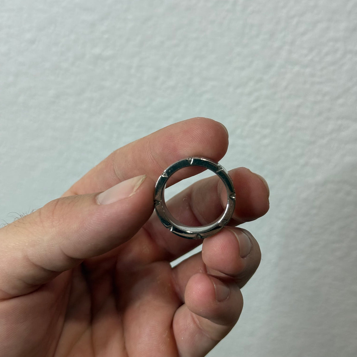 Louis Vuitton Think Monogram Spacer Ring - Size 9.5