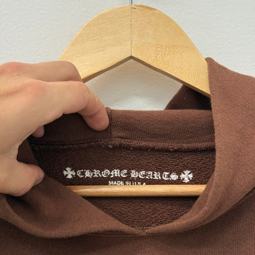 Chrome Hearts Matty Boy Structure Hoodie Brown - Size L