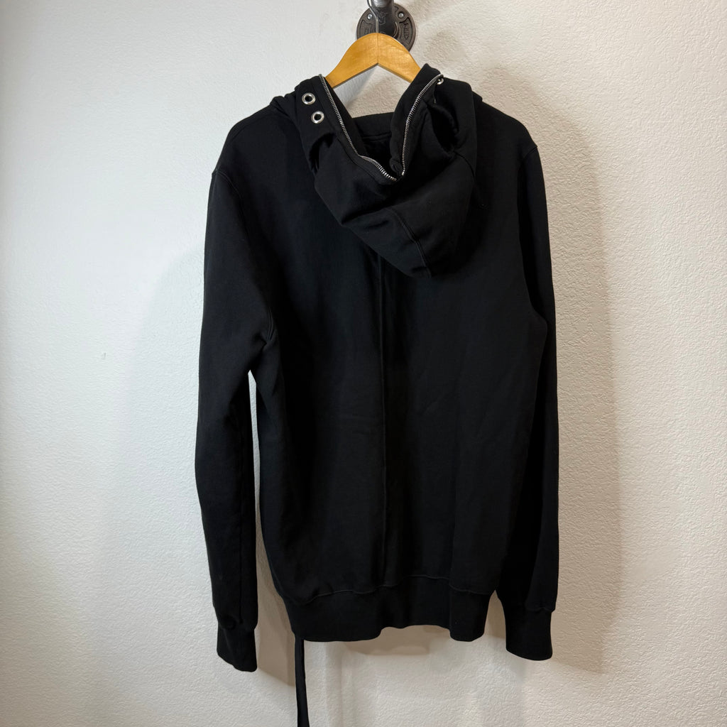 Rick Owens DRKSHDW Gimp Full Zip Hoodie Black - Size XL