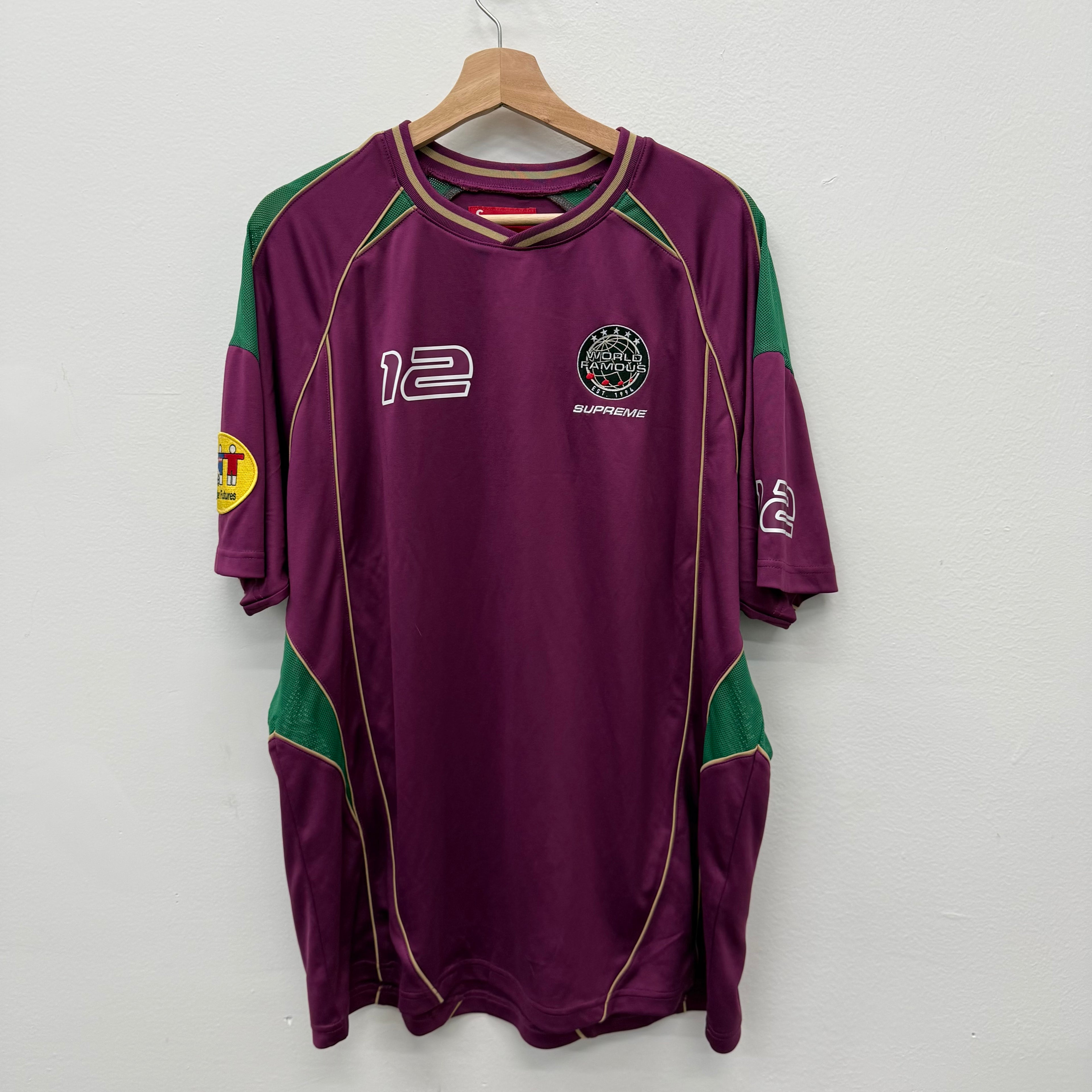 Supreme Piping Soccer Jersey - Size XL