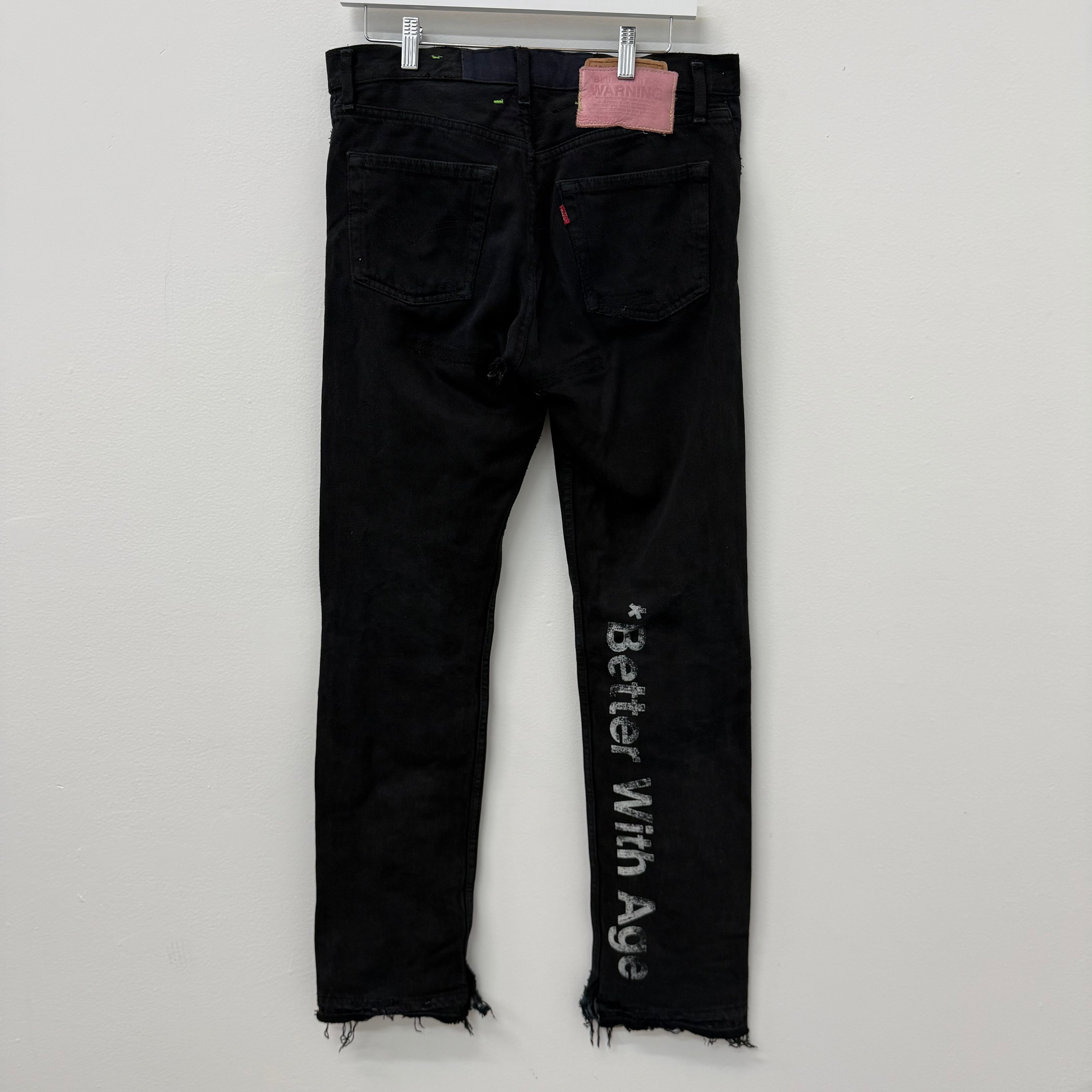 Better with Age “In Case You Forgot” Denim Jeans Black - Size 30