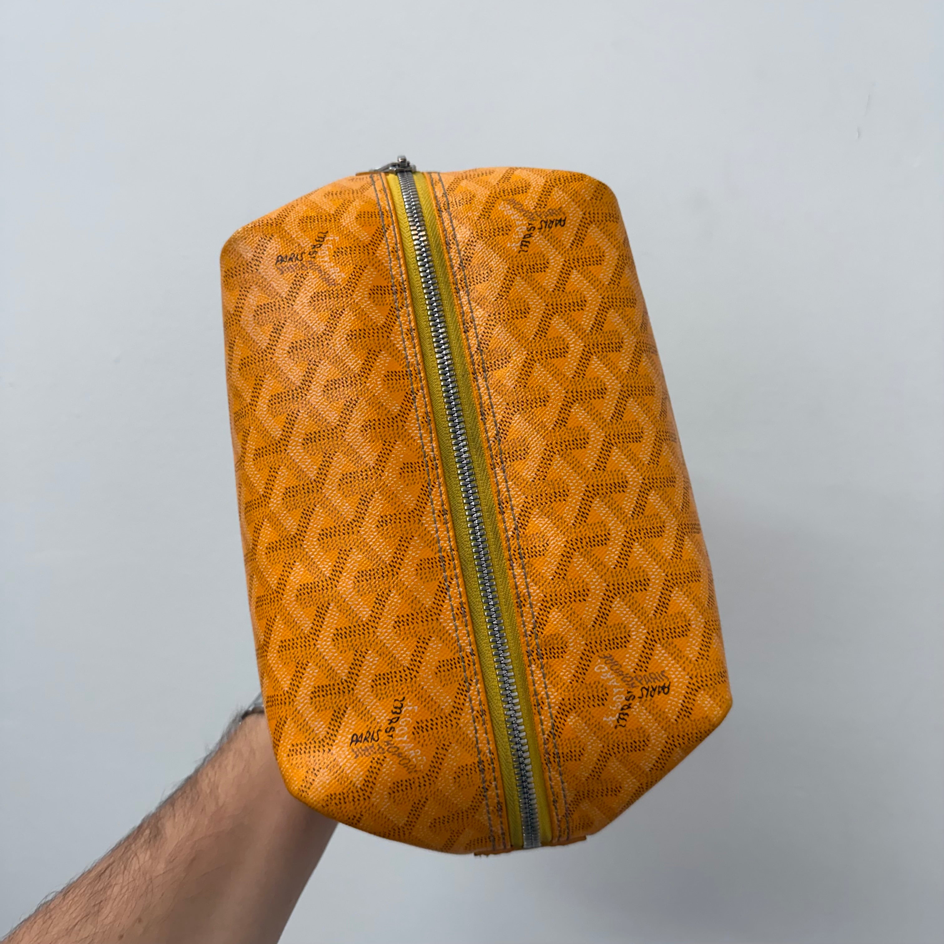 Goyard Boeing 25 Toiletry Bag Yellow