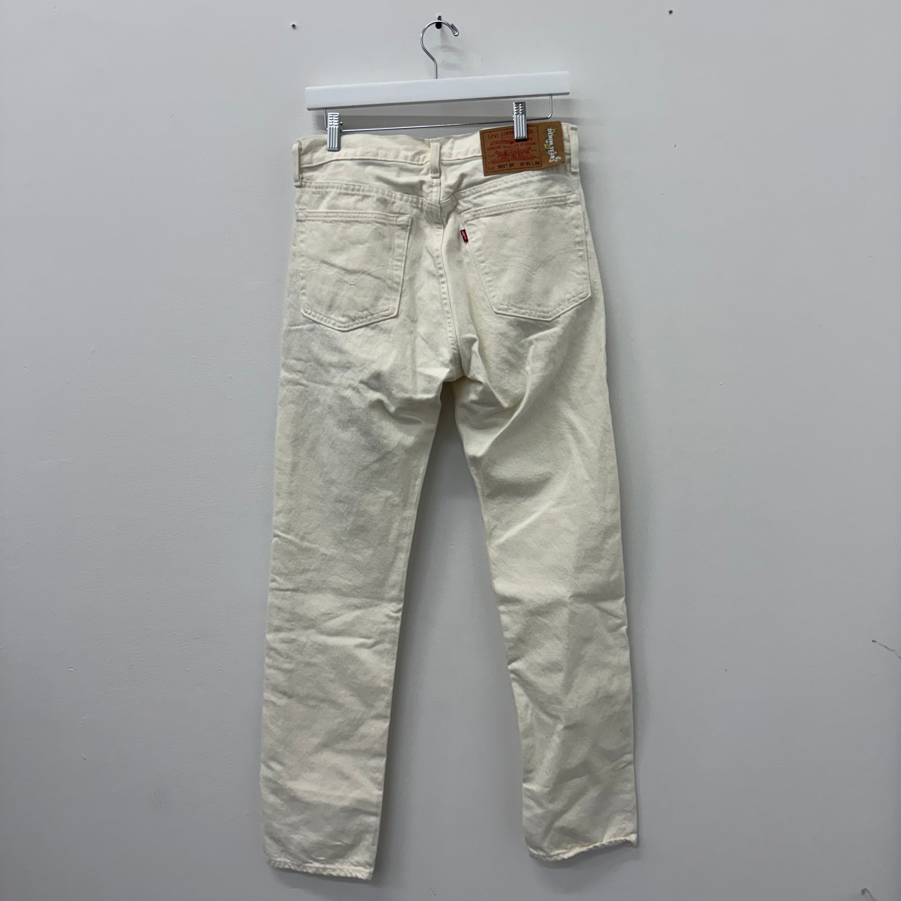 Denim Tears Blank White Denim Jeans - Size 31