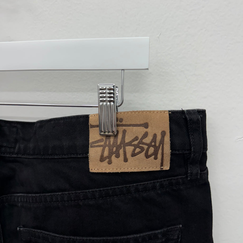 Stussy Black New Classic Denim Jeans - Size 36