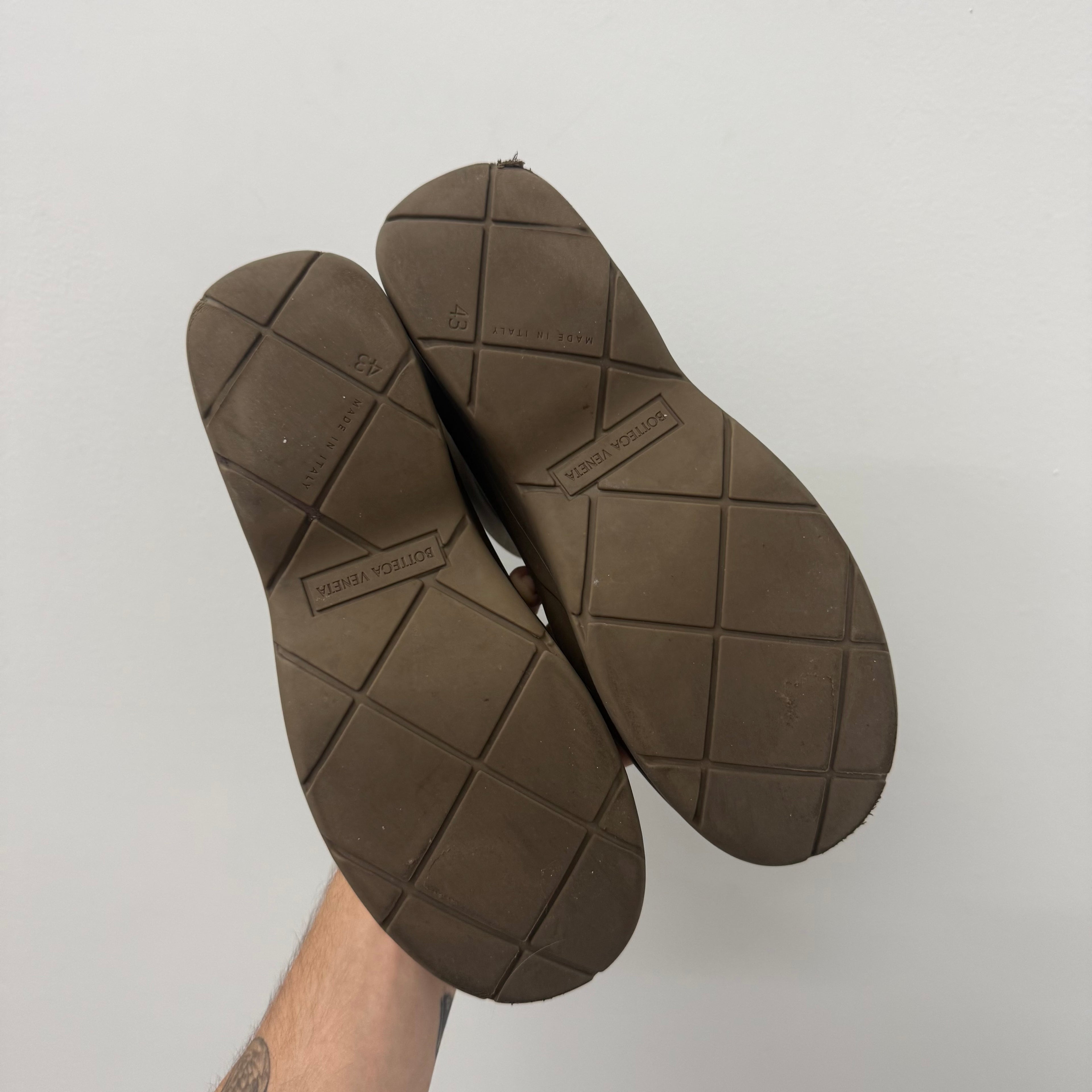 Bottega Veneta Puddle Jute Boots - Size 43