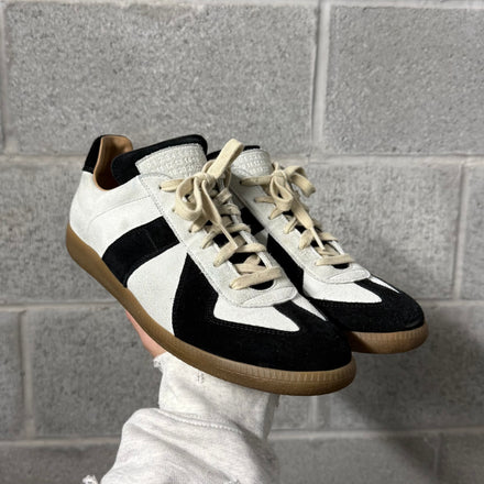 Maison Margiela Gat Black and White Sneakers - Size 41 (US 8)