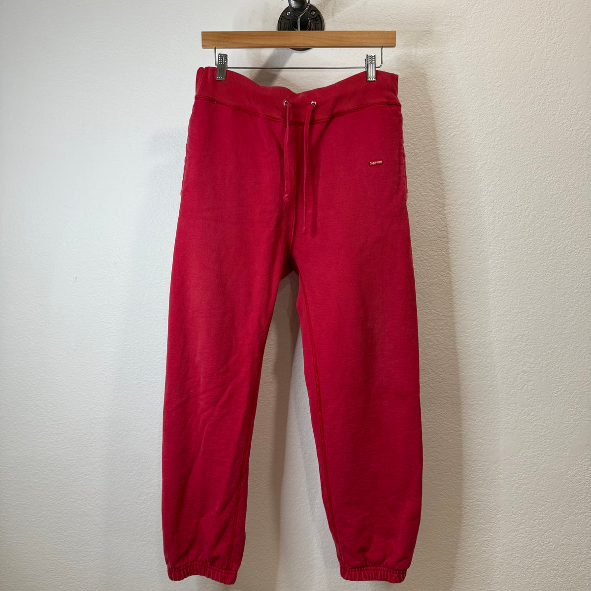 Supreme Red Mini Box Logo Sweatpants - Size M