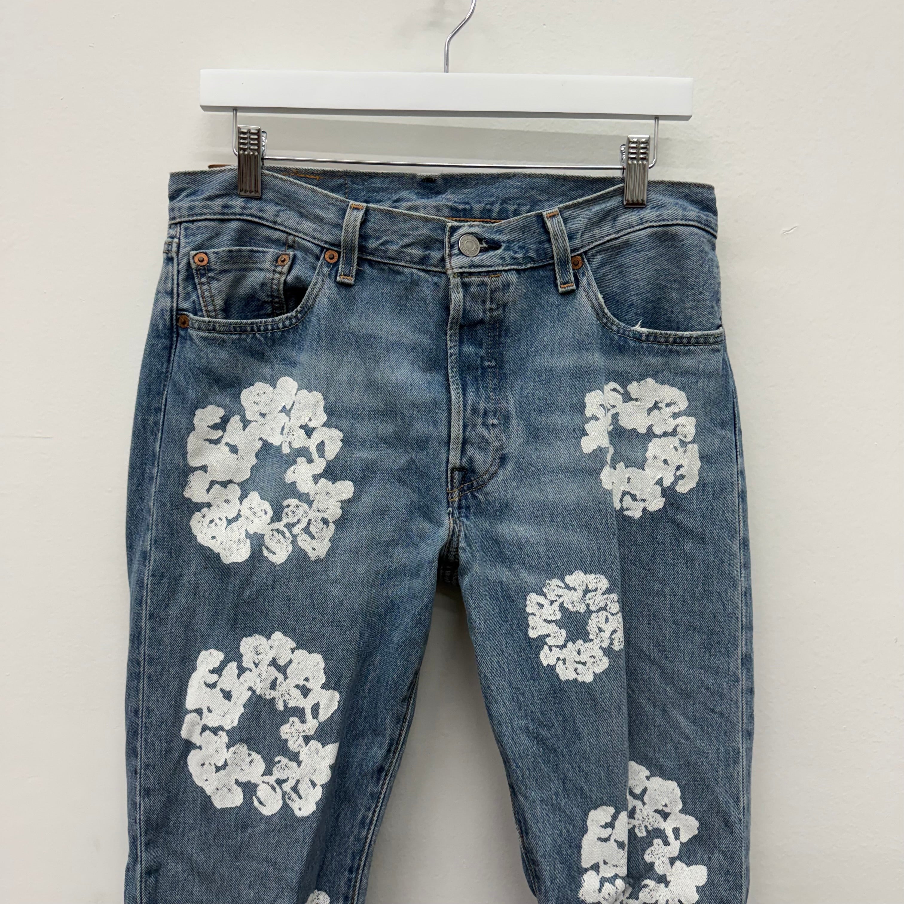 Denim Tears Levi 501 Wreath Jeans - Size 30