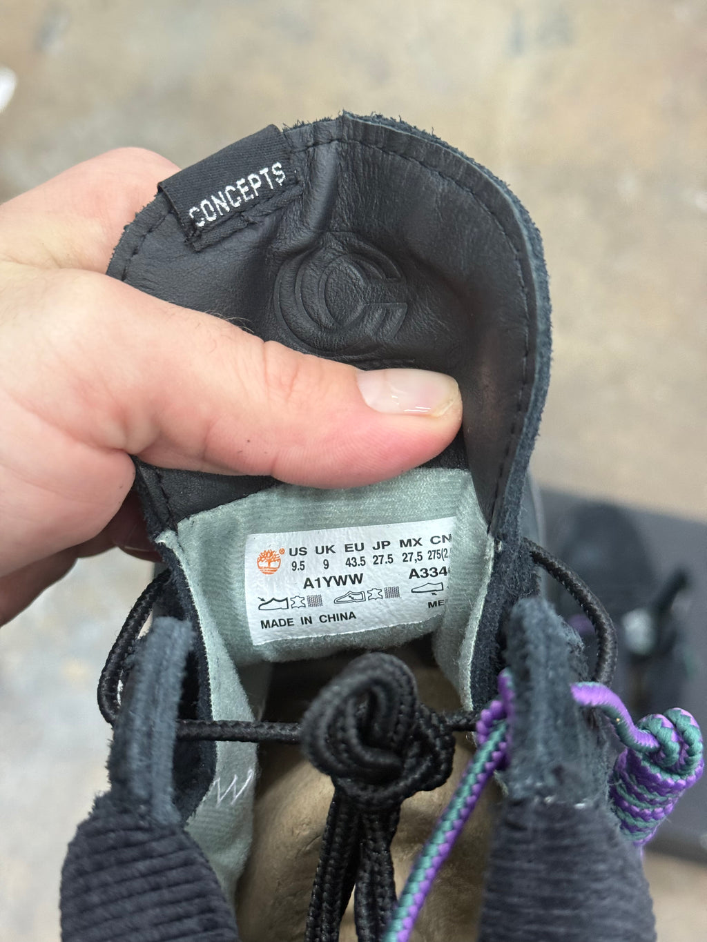 Concepts x Timberland 6” Boot - Size 9.5