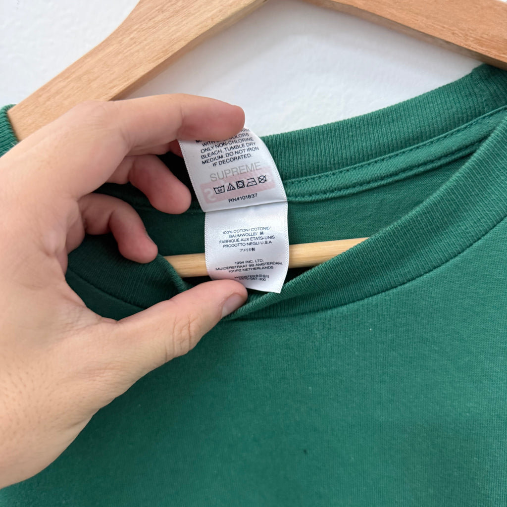 Supreme Pinline Green T-Shirt - Size XL