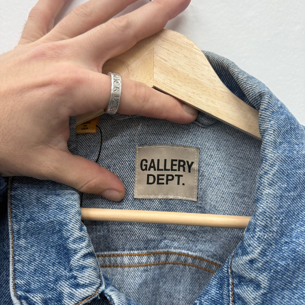 Gallery Dept Denim Logo Andy Jacket - Size XXL