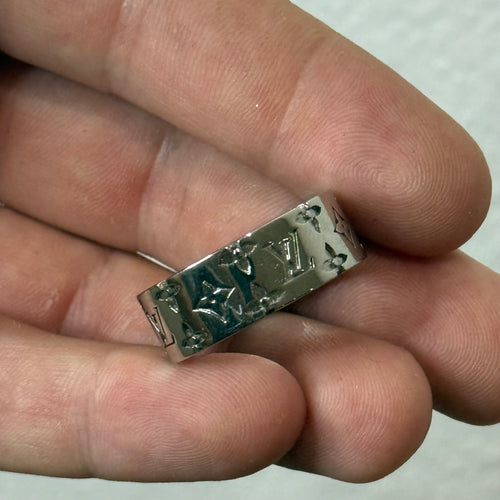Louis Vuitton Think Monogram Spacer Ring - Size 9.5