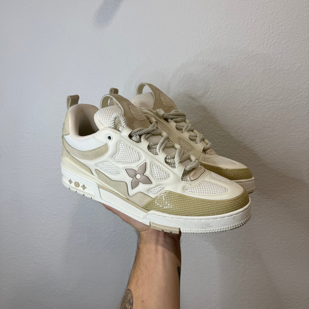 Louis Vuitton Skate Sneakers Cream - Size LV 12 (US 13)