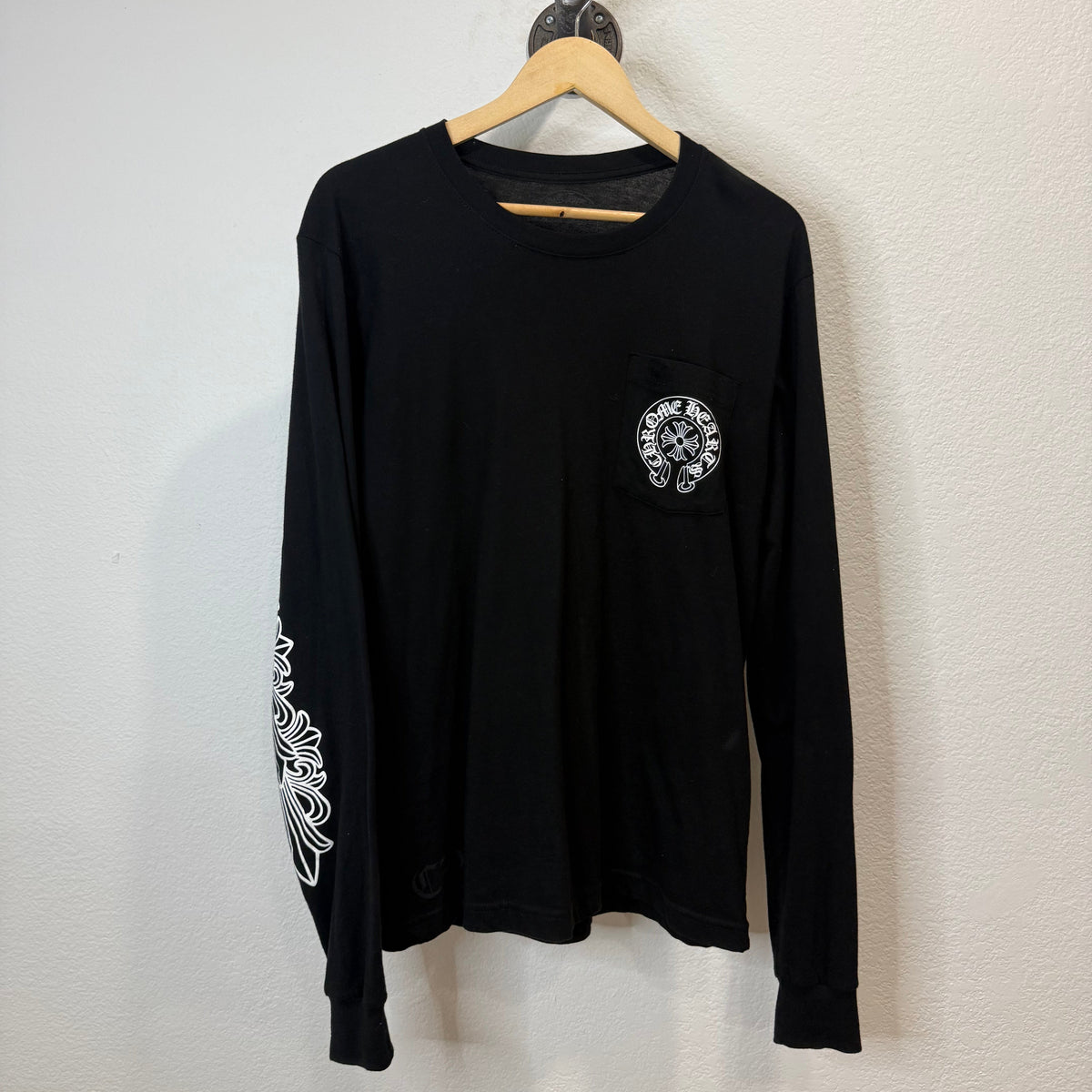 Chrome Hearts Floral Horseshoe Miami Longsleeve Shirt - Size M